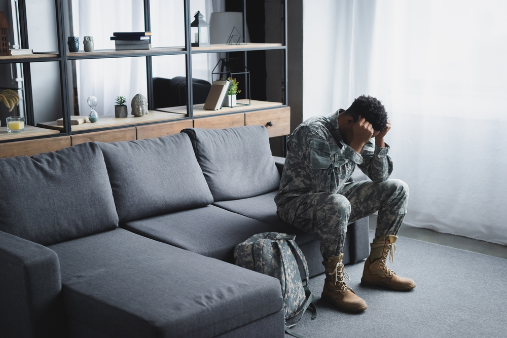 PTSD symptoms in men